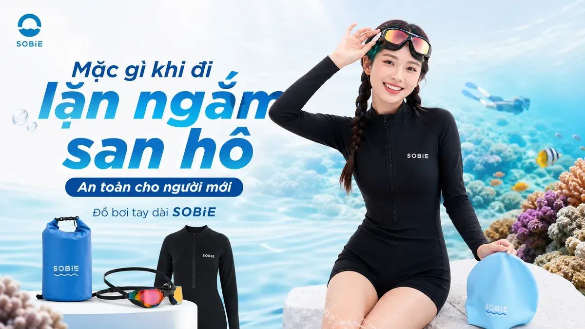 Mặc gì khi đi lặn ngắm san hô an toàn cho người mới