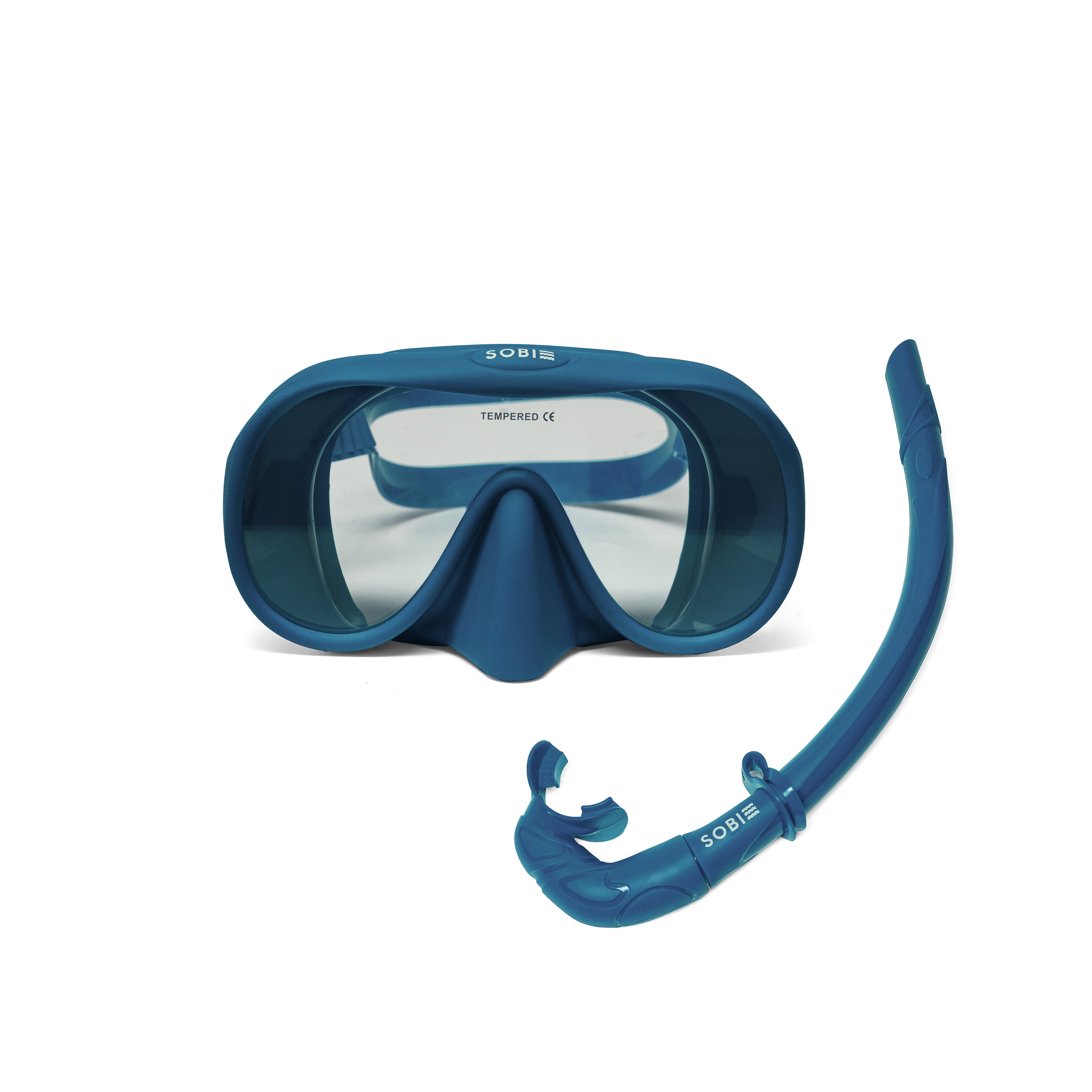 SOBIE bộ kính lặn + ống thở màu Navy