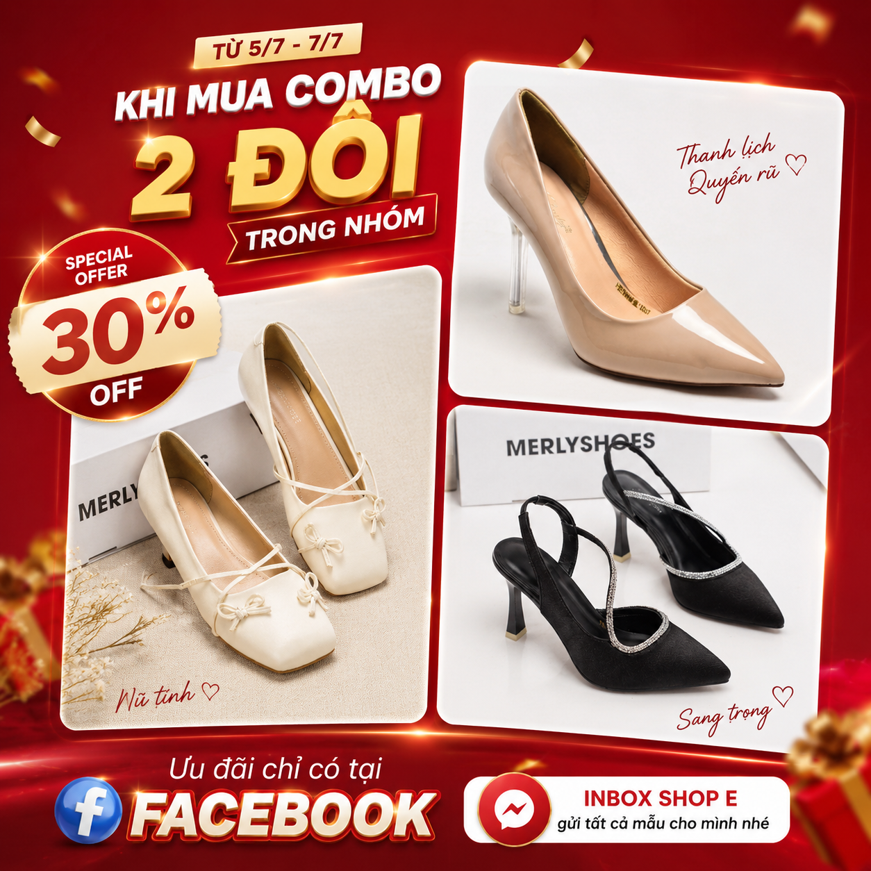 BST #HOT HÈ giảm 30% khi mua COMBO 2 đôi