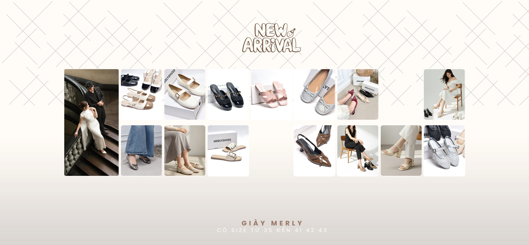 Sản Phẩm Mới - Giày Nữ Merly