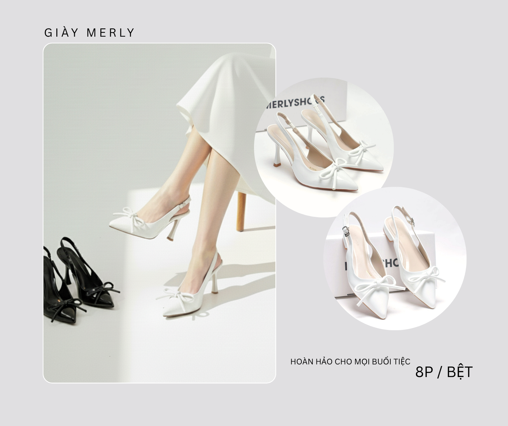 Giày Nữ Trắng Bigsize 35-43