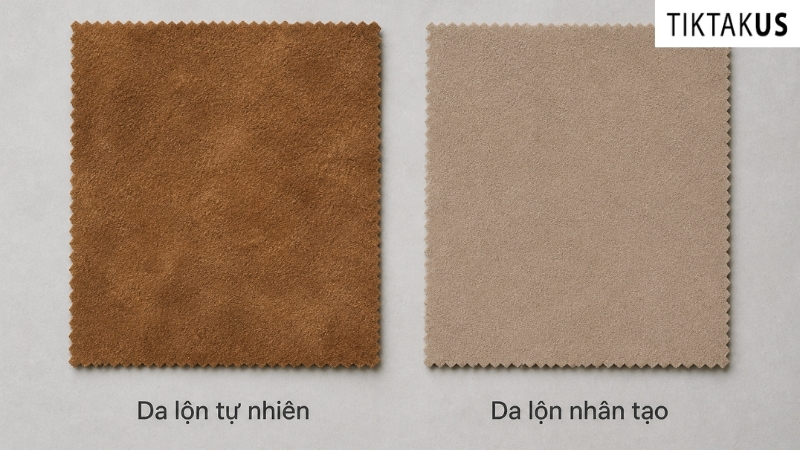 Da lộn thật và da lộn nhân tạo