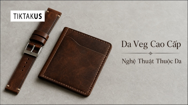 Lý do phụ kiện cao cấp thường sử dụng da veg