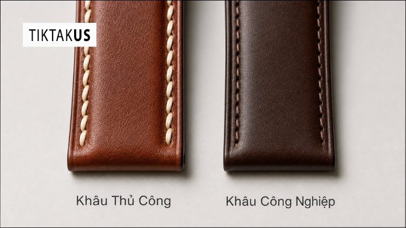 Dây da đồng hồ handmade là gì và sự khác biệt trong chế tác