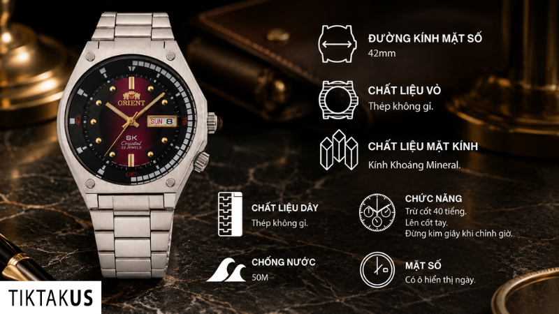 Đồng hồ Orient SK mặt lửa 2019 RA-AA0B02R39B