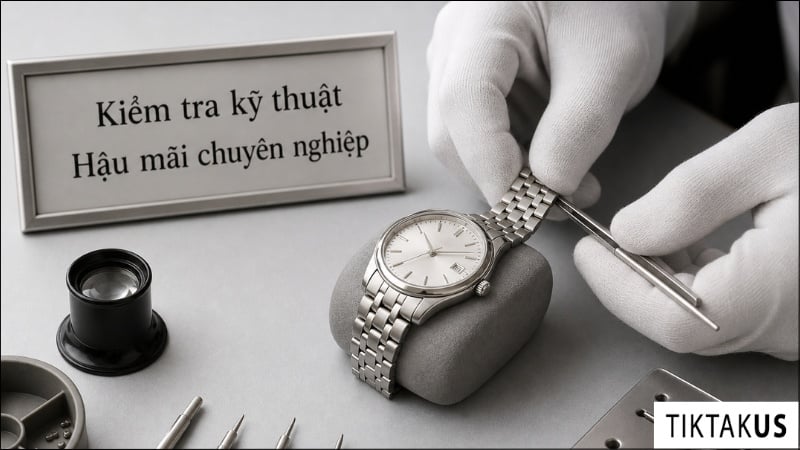 Dịch vụ hậu mãi và kiểm tra đồng hồ sau mua rất quan trọng