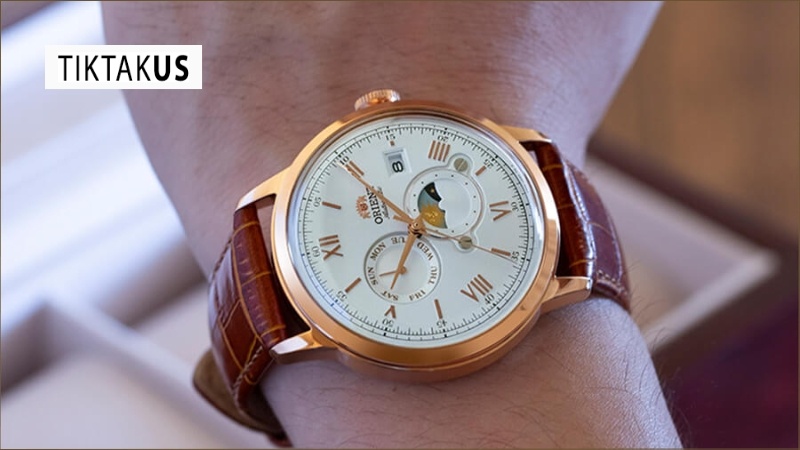 đồng hồ Orient dây da