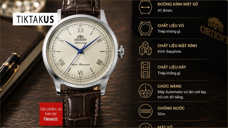 Đồng hồ đeo tay nam Orient Automatic Bambino Ver. 2 38mm RA-BB0003Y30B