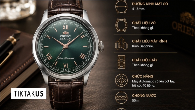 Đồng hồ đeo tay nam Orient Automatic Bambino Ver. 2 38mm RA-BB0001E30B