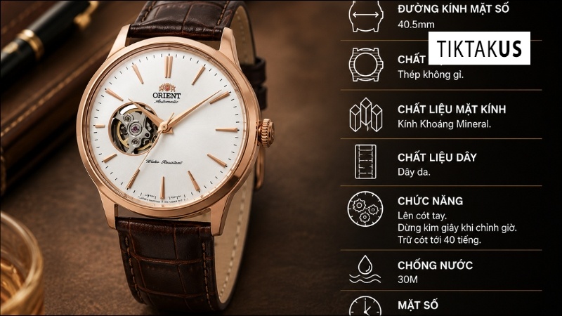 Đồng hồ đeo tay nam Orient Automatic Bambino RA-AG0001S10B