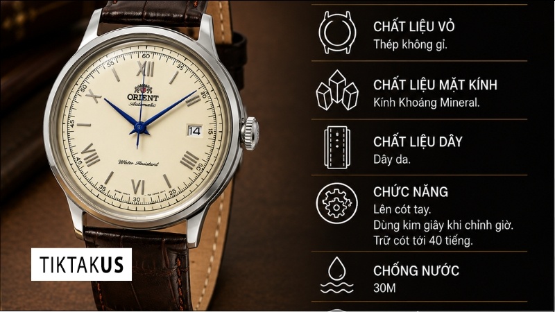 Đồng hồ nam Orient Bambino Gen 2nd V2 FAC00009N0 TAC00009N0