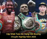 Cập Nhật Toàn Bộ Hạng Cân Boxing Chuyên Nghiệp Năm 2025 (Theo WBA, WBC, IBF, WBO)
