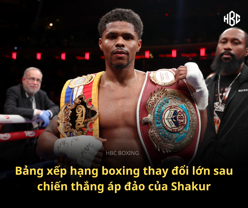🥊 BOXING THẾ GIỚI THÁNG 2/2026: SHAKUR STEVENSON LÊN ĐỈNH, BXH ĐẢO CHIỀU