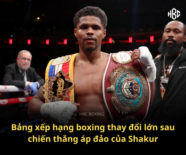 🥊 BOXING THẾ GIỚI THÁNG 2/2026: SHAKUR STEVENSON LÊN ĐỈNH, BXH ĐẢO CHIỀU