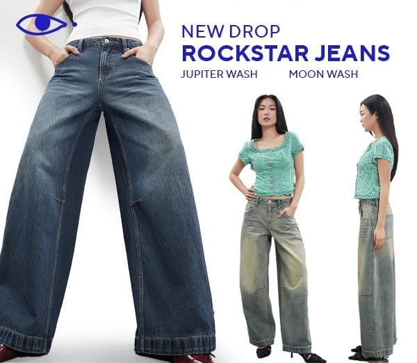 NEW DROP: ROCKSTAR JEANS – Chuẩn Phom Loose, Đậm Chất Baggy