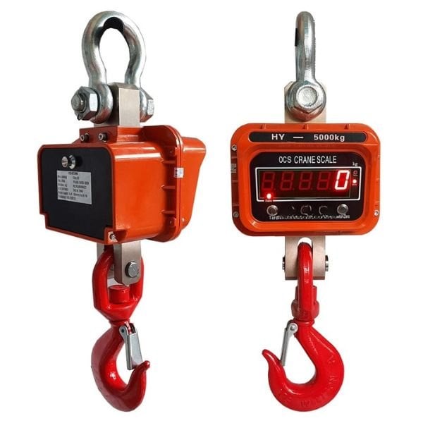 Mức cân và bước nhảy cân treo điện tử HN | Cân móc treo phân giải cao model HN