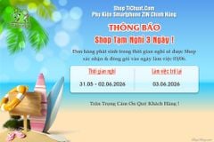 Thông Báo Shop TẠM NGHỈ 3 NGÀY !