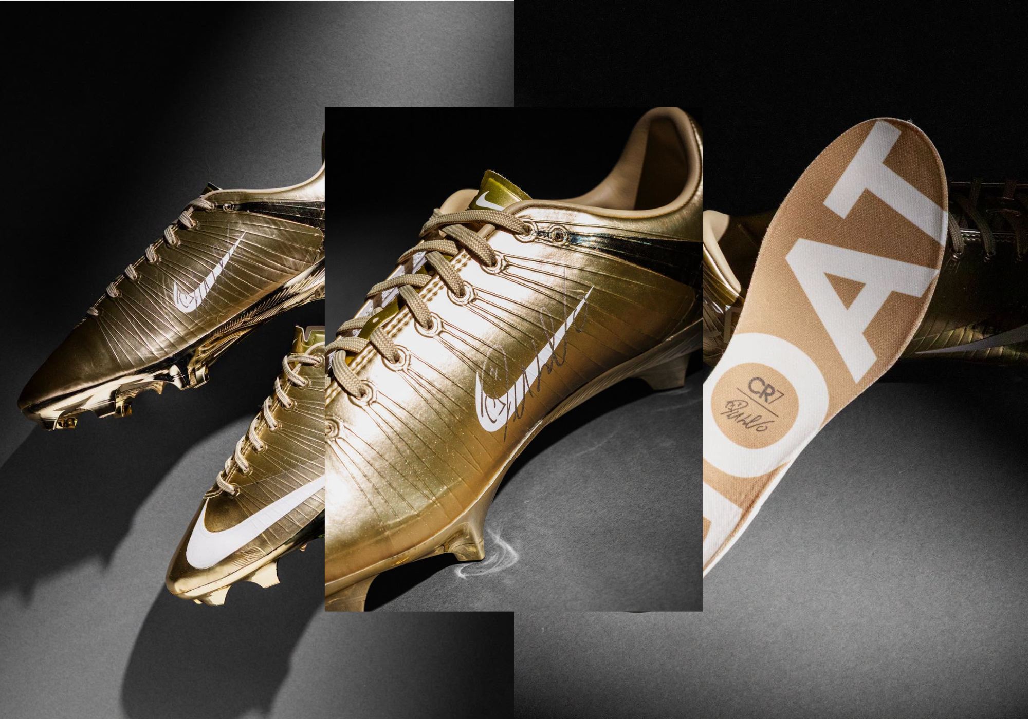 Nike ra mắt Mercurial Superfly 1 RGN Gold tôn vinh kỷ lục của Ronaldo