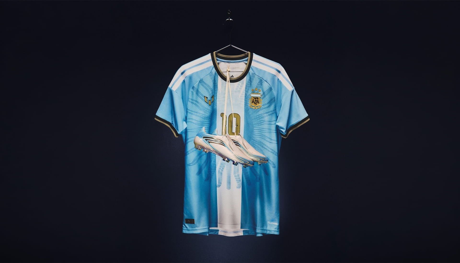 adidas ra mắt áo đấu tri ân sự nghiệp của Messi cùng tuyển Argentina