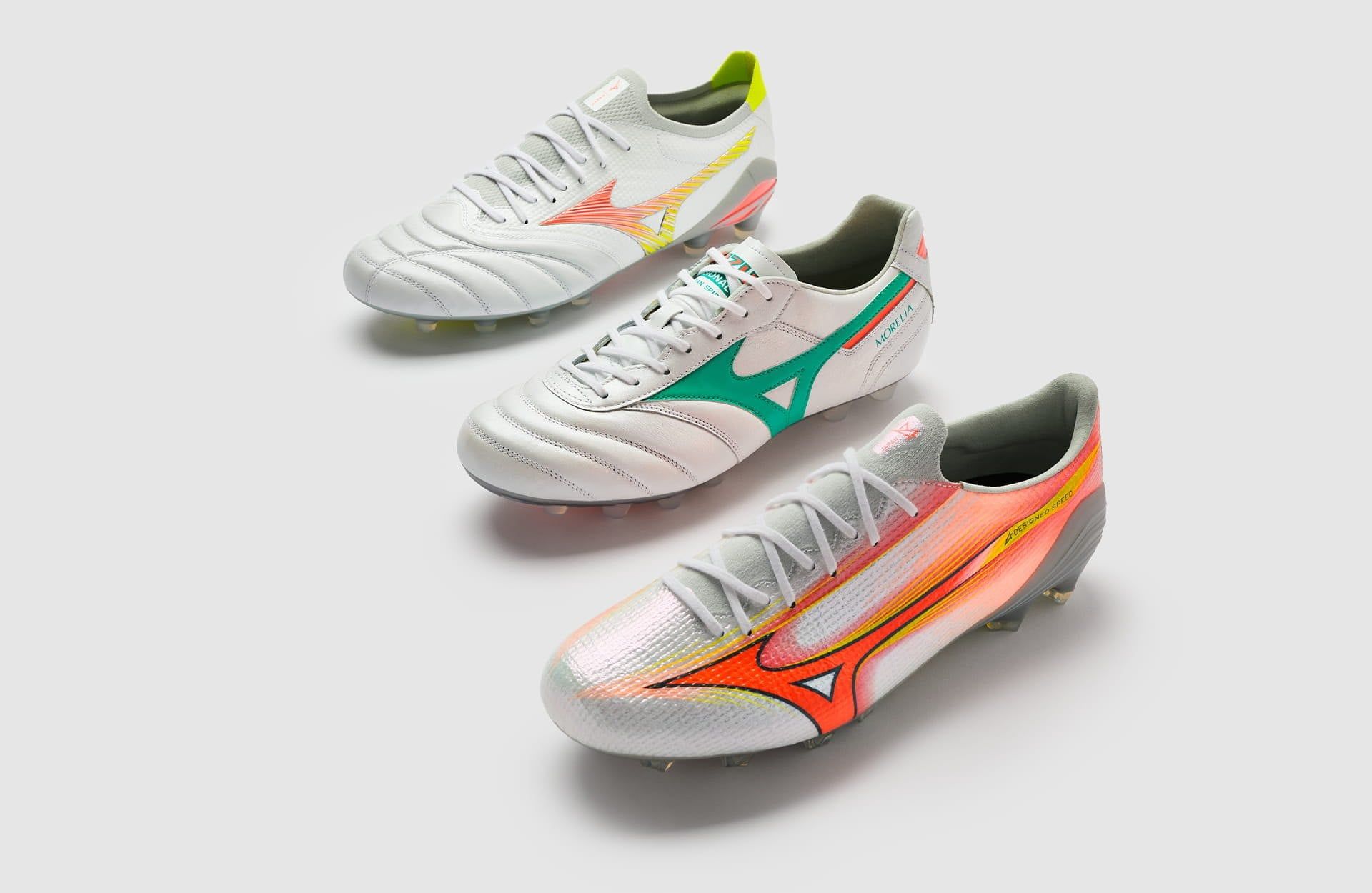 Mizuno trình làng Prism White Pack: Sắc cam rực cháy đón World Cup