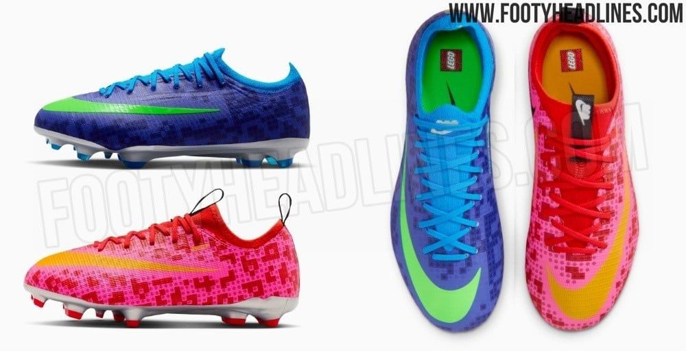Rò rỉ những hình ảnh của BST Nike x LEGO Mercurial 2026 đặc biệt