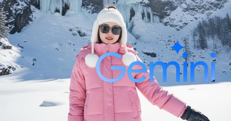 Trend mùa đông 2025: Tạo ảnh check-in tuyết trắng lung linh ngay tại nhà với Gemini AI