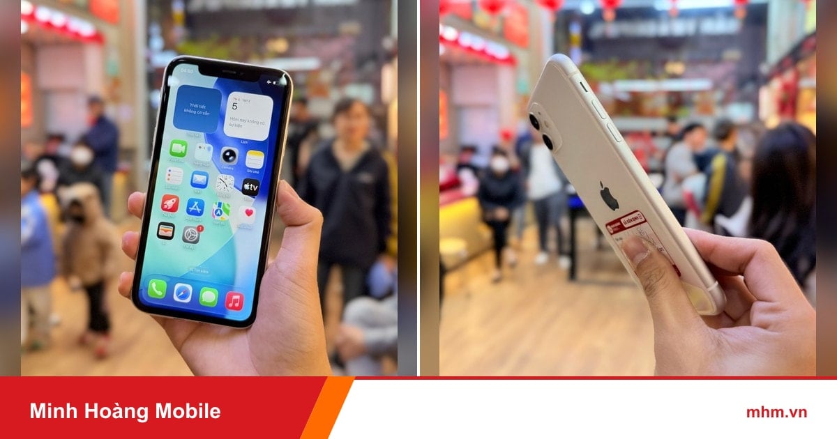 Điện thoại nhỏ gọn, dễ cầm bằng một tay