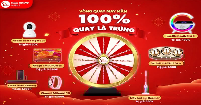 Cách nhận Tivi miễn phí tại Minh Hoàng Mobile - Tham gia 100% CÓ QUÀ!
