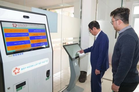 Hệ thống xếp hàng tự động QMS GoodM tại TTHCC Hải An