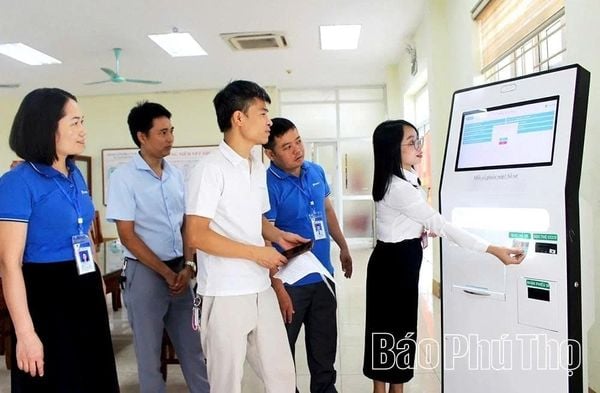 GoodM! triển khai kiosk lấy số thứ tự tại Trung tâm Phục vụ hành chính công xã Tam Dương