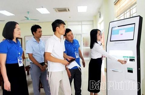 GoodM! triển khai kiosk lấy số thứ tự tại Trung tâm Phục vụ hành chính công xã Tam Dương