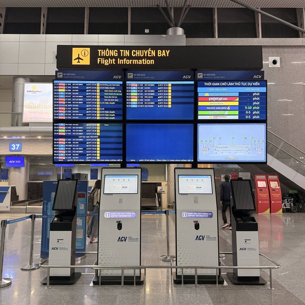 KIOSK TRA CỨU THÔNG TIN ĐƯỢC TRIỂN KHAI TẠI SÂN BAY
