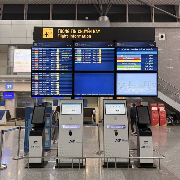 KIOSK TRA CỨU THÔNG TIN ĐƯỢC TRIỂN KHAI TẠI SÂN BAY