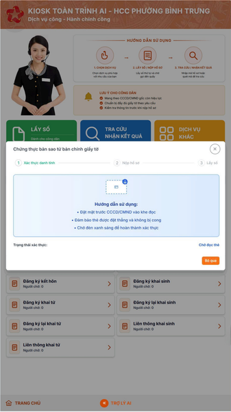 Phần Mềm Kiosk Toàn Trình Tích Hợp AI TC