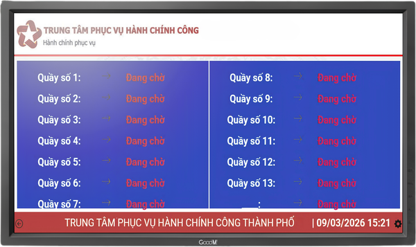 Phần Mềm Xếp Hàng Tự Động GTEK-QMS-LC-PAS