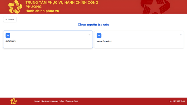 Phần Mềm Tra Cứu Thông Tin