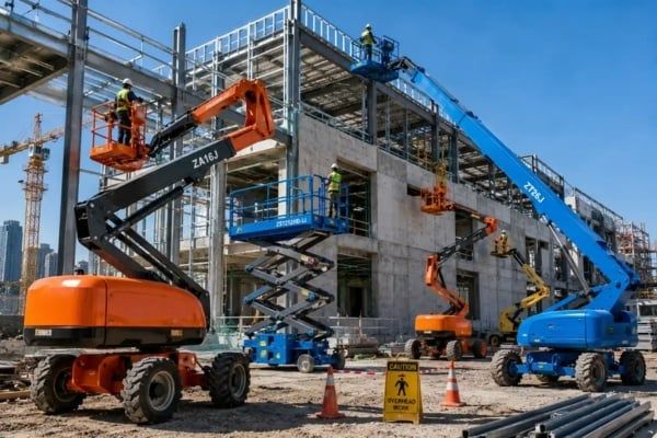 Xe nâng người tích hợp tính năng thông minh mới đáp ứng tốt các công trình quy mô