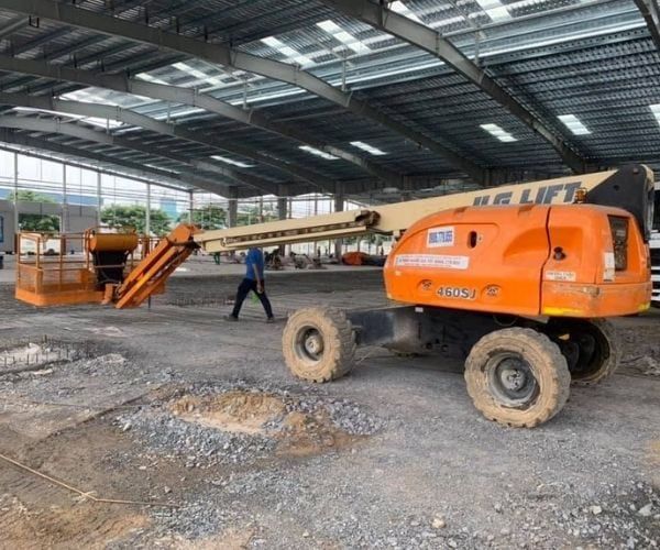 Xe nâng người Boom Lift cho thuê KCN Suối Tre