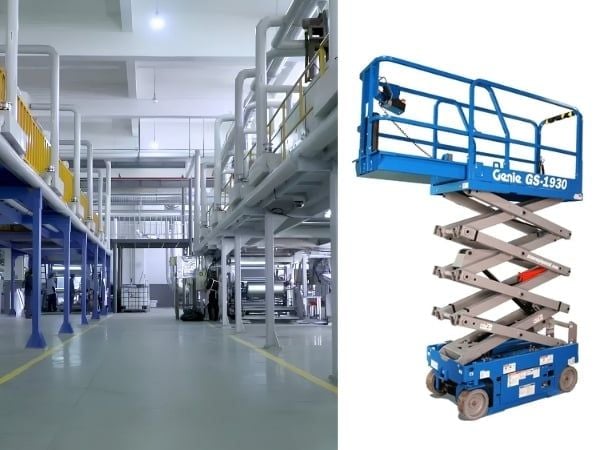 Xe nâng người cắt kéo Genie GS-1930 phù hợp để bảo trì nhà máy
