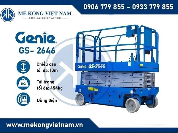 Xe nâng người cắt kéo Genie GS-2646