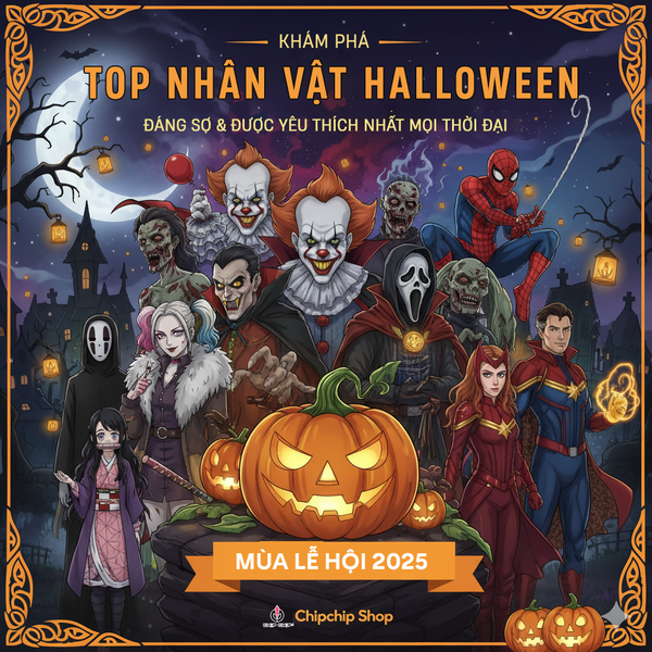 Khám Phá TOP Nhân Vật Halloween Đáng Sợ Và Được Yêu Thích Nhất Mọi Thời Đại