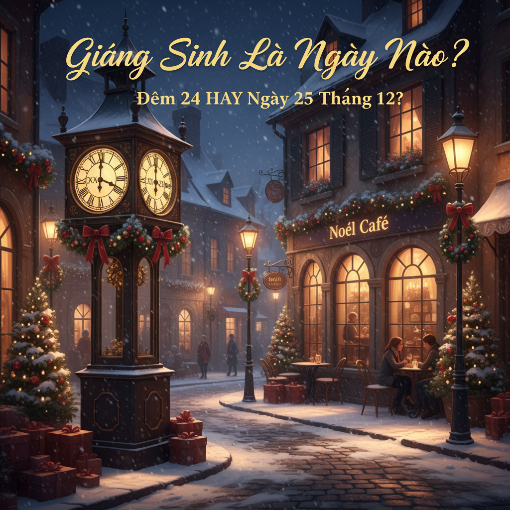 Giáng Sinh Là Ngày Nào, Đêm 24 Hay Ngày 25 Tháng 12?