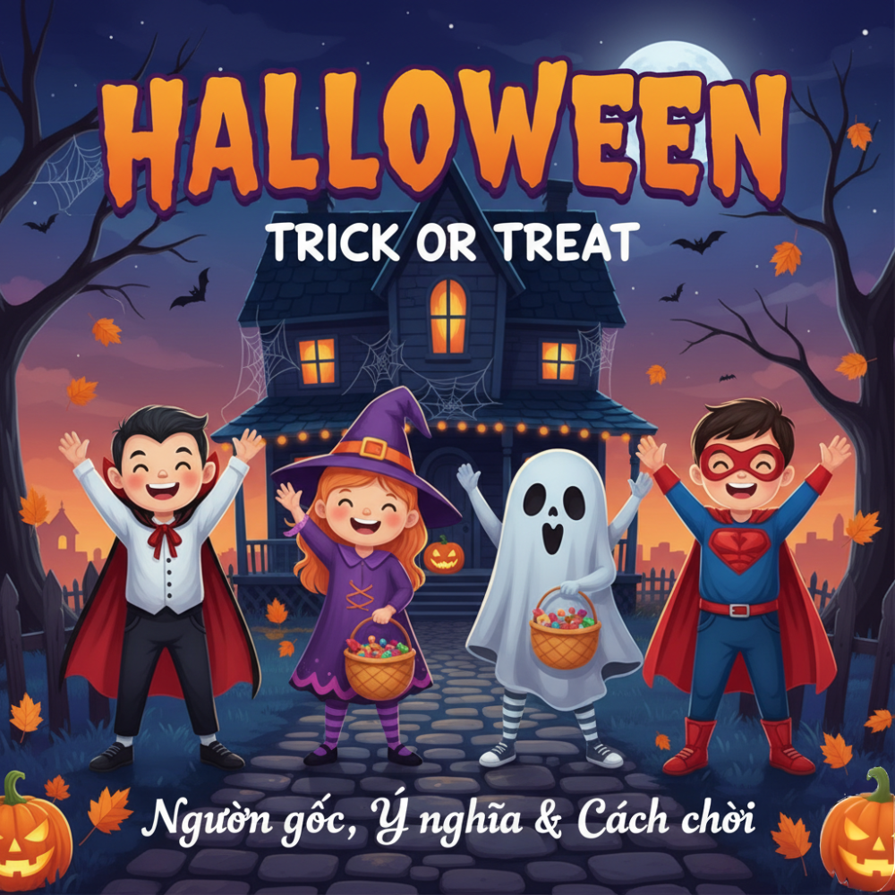 Halloween Trick or Treat: Nguồn gốc, ý nghĩa và cách chơi