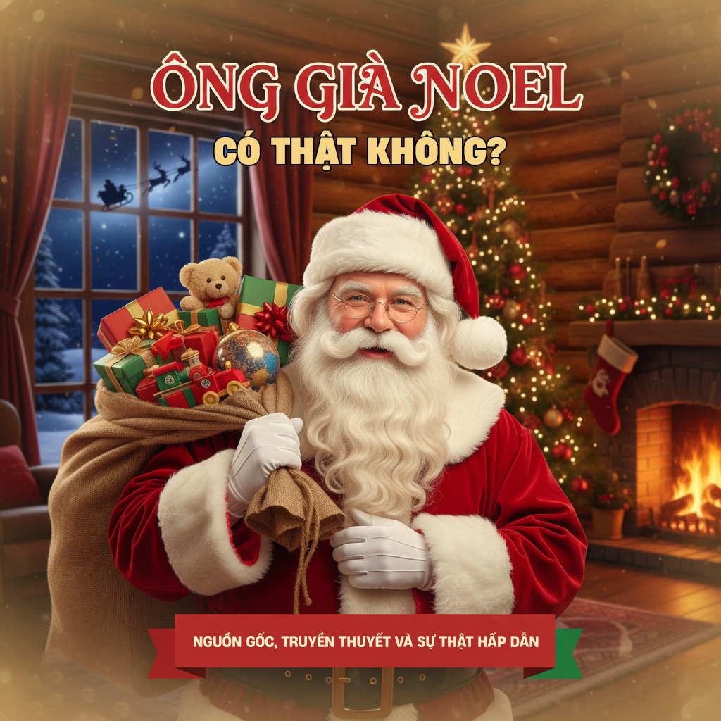 Nhân vật biểu tượng của Giáng sinh - Ông già Noel có thật không?