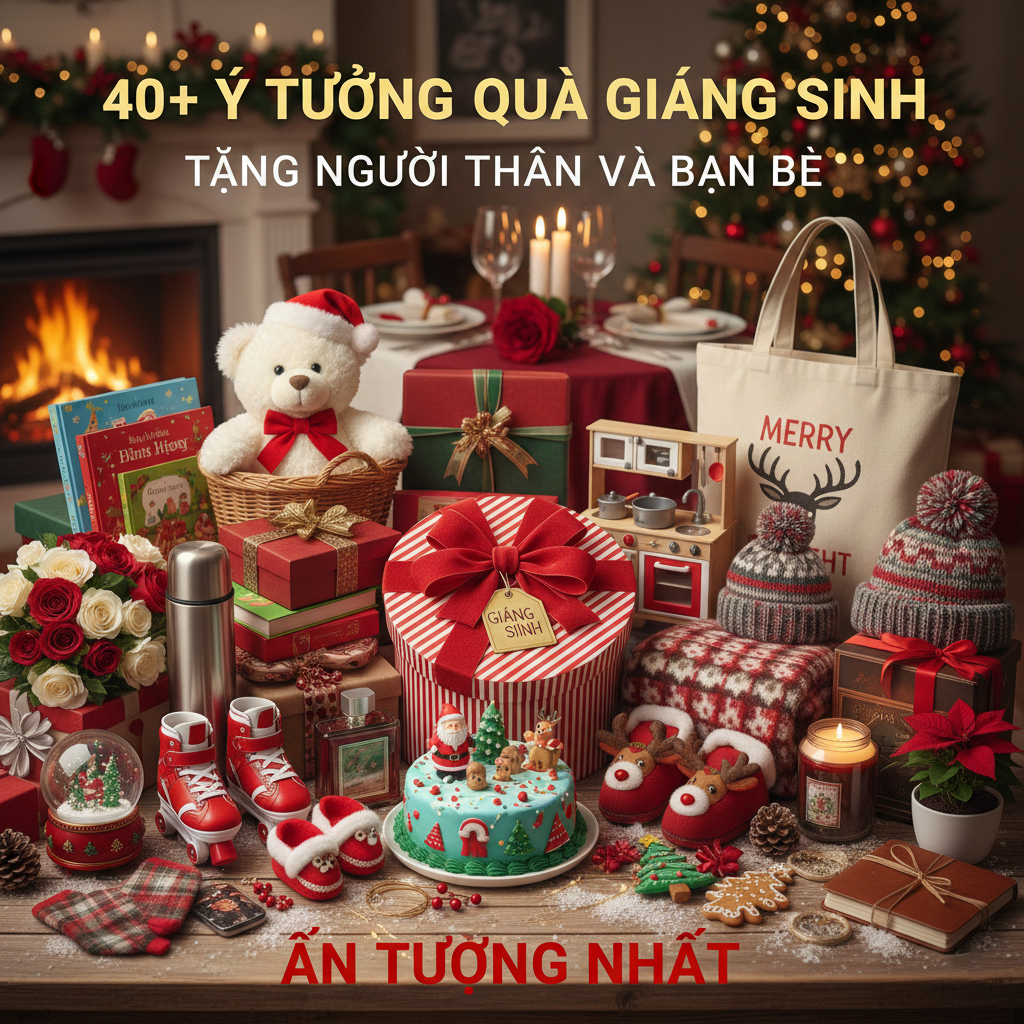 40+ Ý Tưởng Quà Giáng Sinh Tặng Người Thân Và Bạn Bè Ấn Tượng Nhất