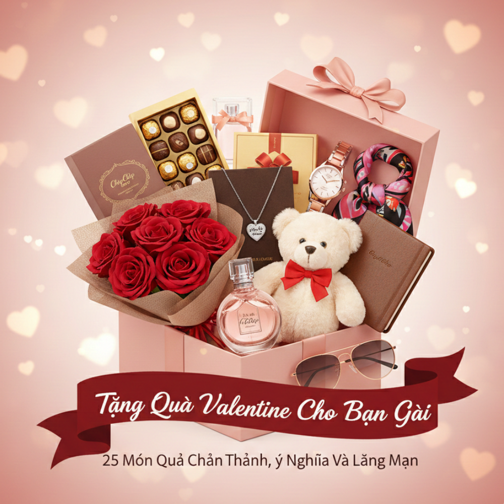 Tặng Quà Valentine Cho Bạn Gái: 25 Món Quà Chân Thành, Ý Nghĩa Và Lãng Mạn