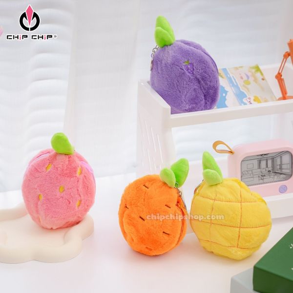 Móc Khóa Chuột Lang Nước Trái Cây 2IN1