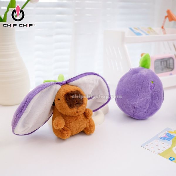 Móc Khóa Chuột Lang Nước Trái Cây 2IN1