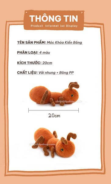 MÓC KHÓA KIẾN BÔNG