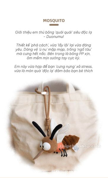 MÓC KHÓA CON MUỖI